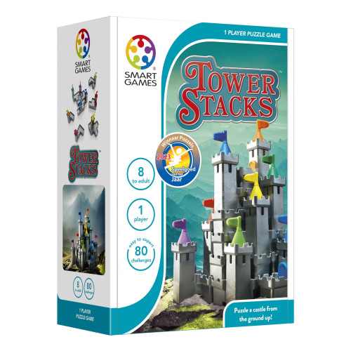Joc logic SmartGames, Tower Stacks, pentru jucatori de peste 8 ani